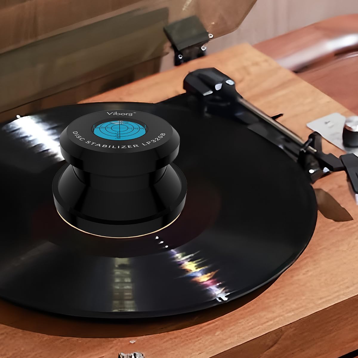 Plattengewicht Turntables Disc Stabilizer LP Vinyl Record Peso Clamp Negro