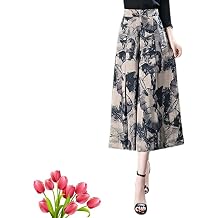 Tyracharm Culottes,Women's Elegant Chiffon Wide Leg Culottes,Tyracharm Culottes - Wide Leg Culottes for Women