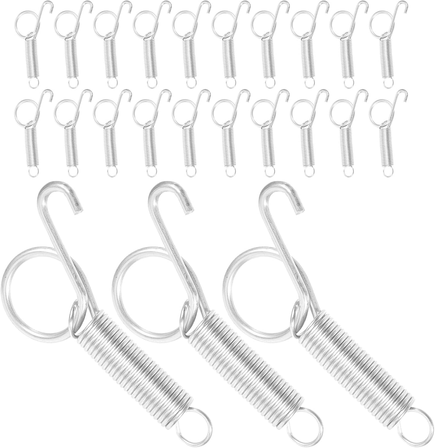32pcs Stainless Steel Spring Cage Latch Hook for Rabbit PET Cages