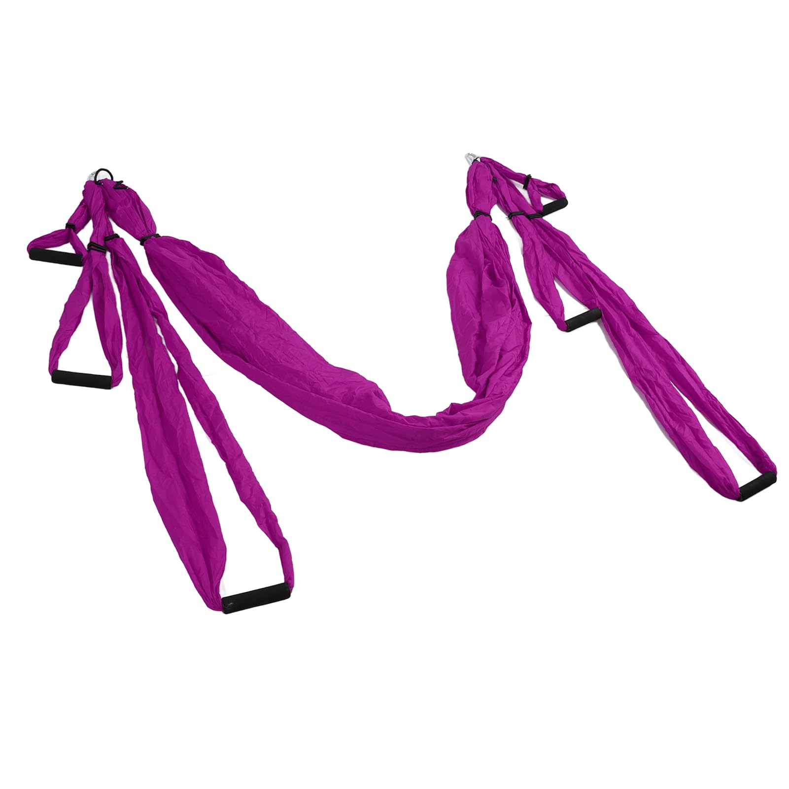 banapoy Juego de Columpio de Yoga Aéreo, Kit de Hamaca de Yoga Trapecio Ajustable Antigravedad, Juego de Eslinga Voladora Aérea Inversión Exteriores e Interiores Mejore su Flexibilidad