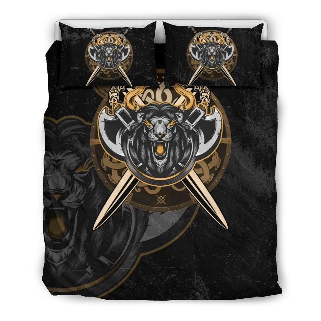 Linge de lit Viking premium housse de couette médiévale 200x200