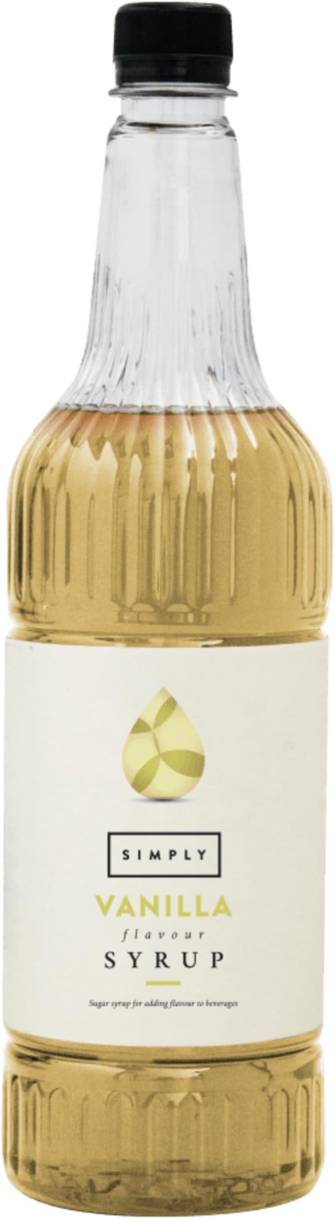 Simply Vanilla Syrup, Vegan & Nut Free Flavoured Syrup for Coffee, Cocktails & Baking (1 Litre)