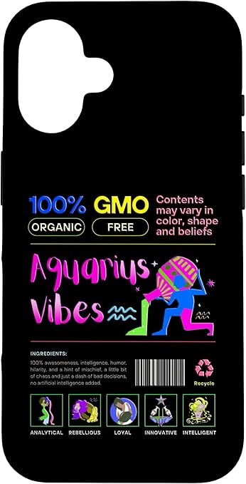 iPhone 16 Zodiac sign Aquarius Case