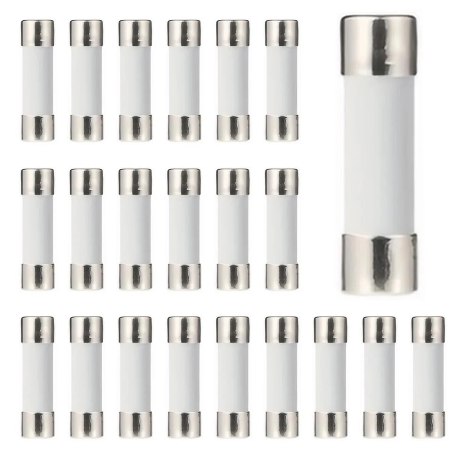 Fusibles en céramique 6x30mm fusion rapide 5A 250V pour coupe-circuit et tableau - 5
