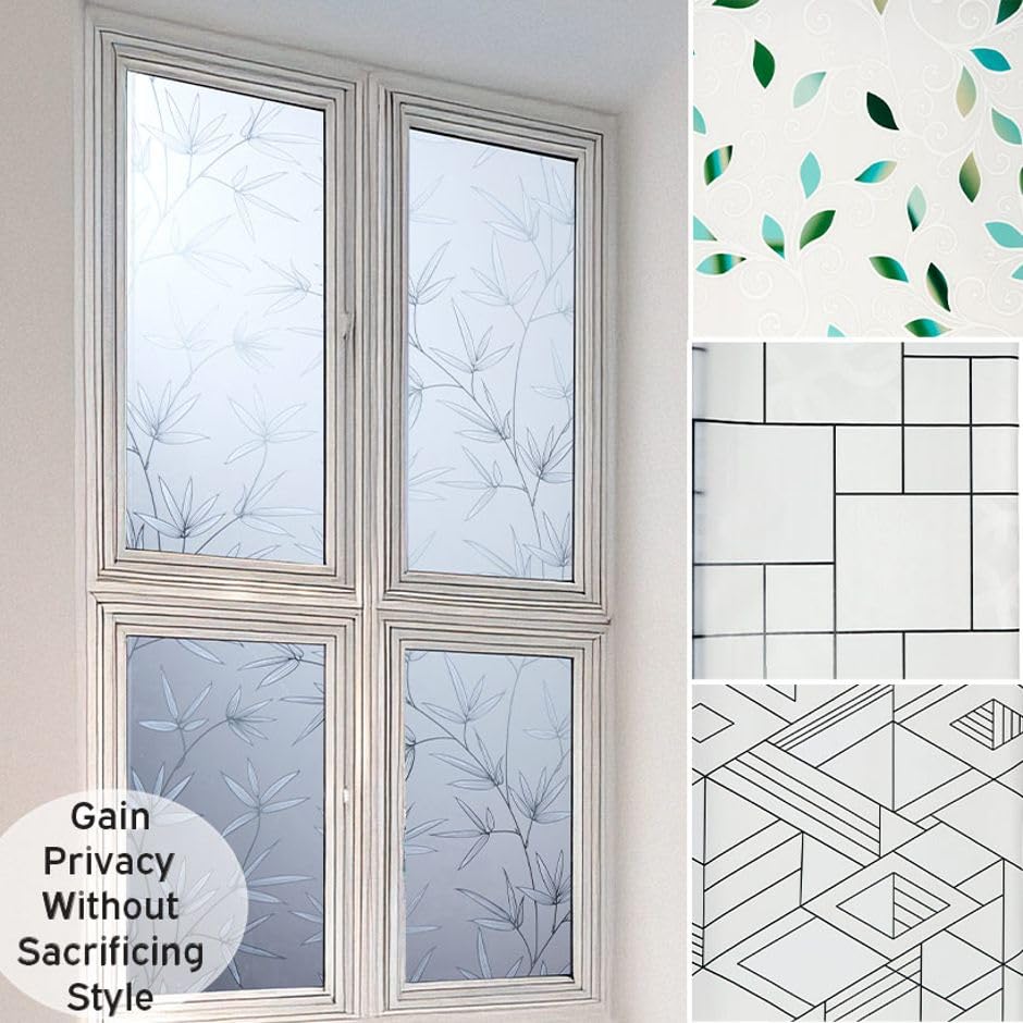 Película para ventana PVC con diseño geométrico miniatura 5