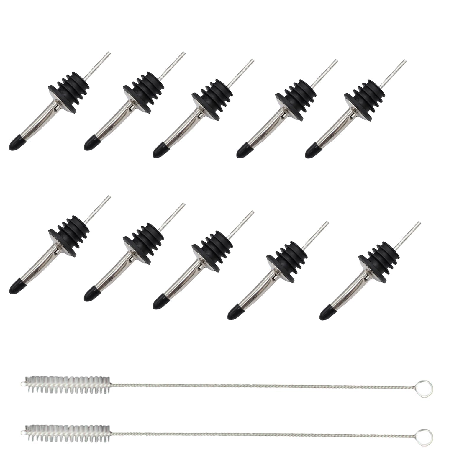 12 PCS Bottle Pourers for Spirits Speed Pourers Pourers for Spirits Bottle Pourer Bottle Pourers for Olive Oil Oil Pourer Spout Olive Oil Pourer Spout Spirit Measure Pourer for Olive Oil Coffee