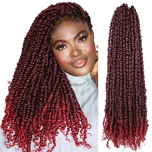 BOHOBABE Passion Twist Crochet Hair 24 Inch for Black Women Pre-twist, T118