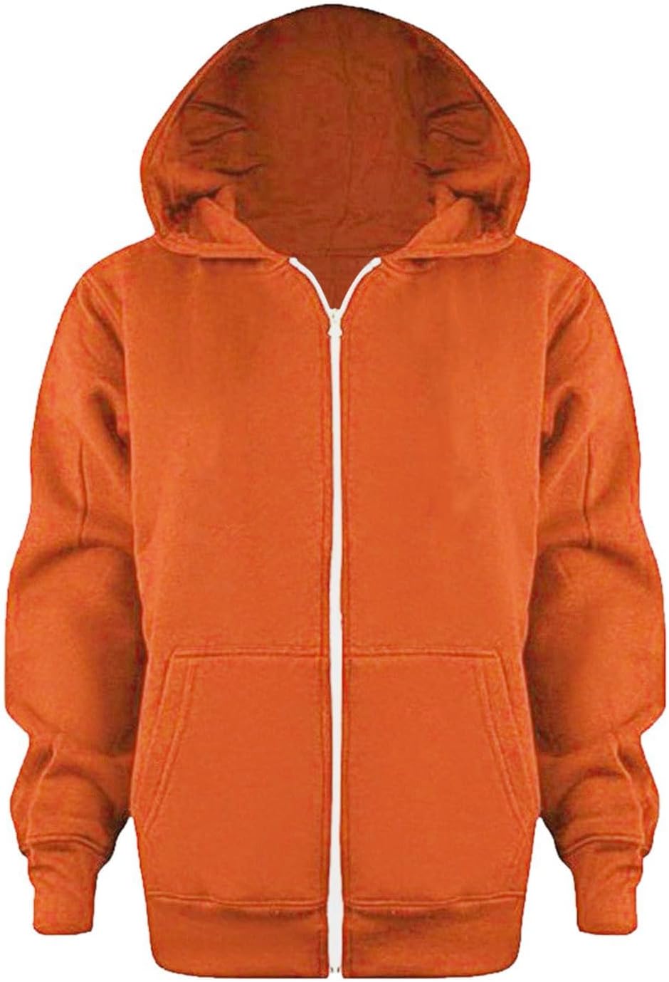 Girls 2 Pcs Outfits Hoodie Zip Drop Shoulder Sweatshirt And Sweatpants Set With Pockets Sweatsuit Fall Clothes