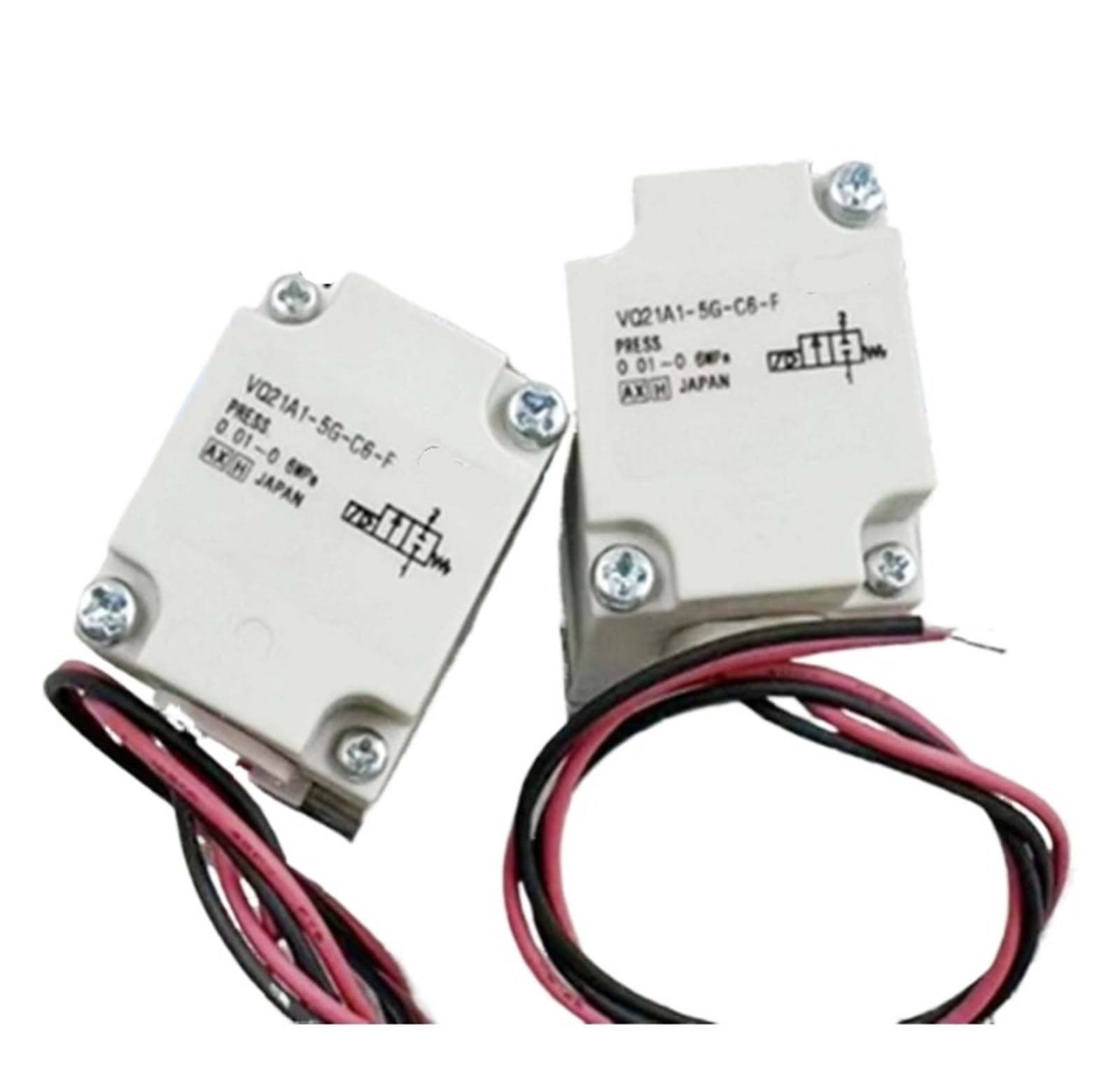 NACODLUL 1pcs 2 Port Solenoid Valve VQ21A1 VQ21M1-5G -5GZ -5YZ -5GH -5Y -5YZB -C6 -C8(VQ21M1-5GZ-C6)