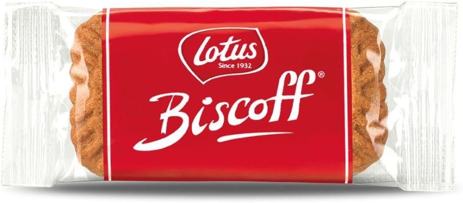 200 Individually Wrapped Lotus Biscoff Caramelised Cafe Biscuits BRITISH FOOD SHOP (BFSLB200)