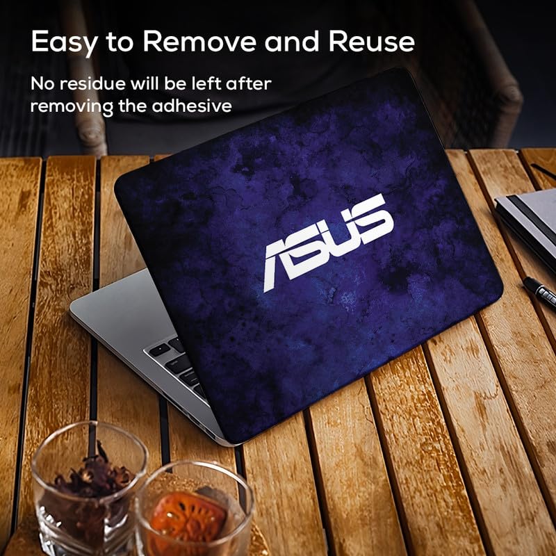 Image of Galaxsia Asus D53 Full Vinyl Laptop Skin /Sticker /Cover for 17 to 17.3 Inches Laptops Laminated-Removable-HD Quality Compatible for Hp-Dell-Sony-Lenovo-Asus etc.(16.5x11 Inches)