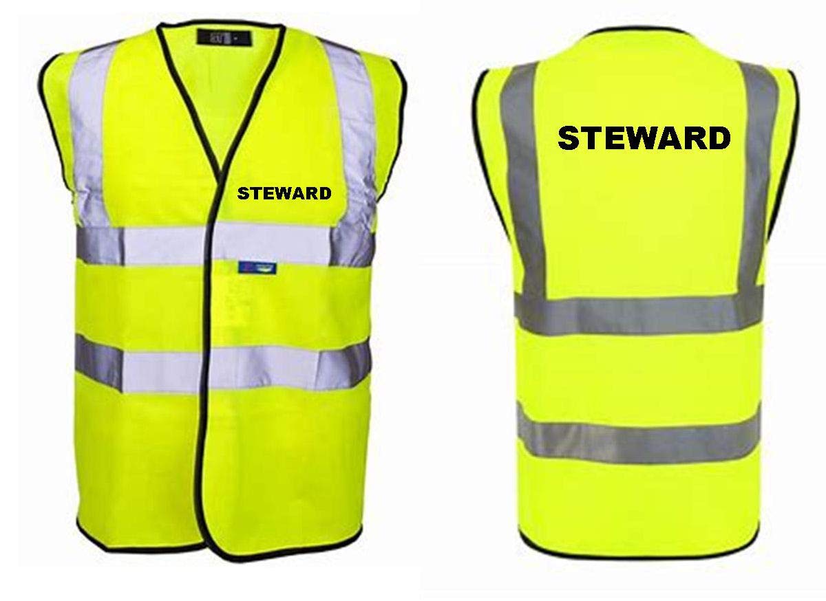 SMB Novelties STEWARD HI VIS VEST (XL)