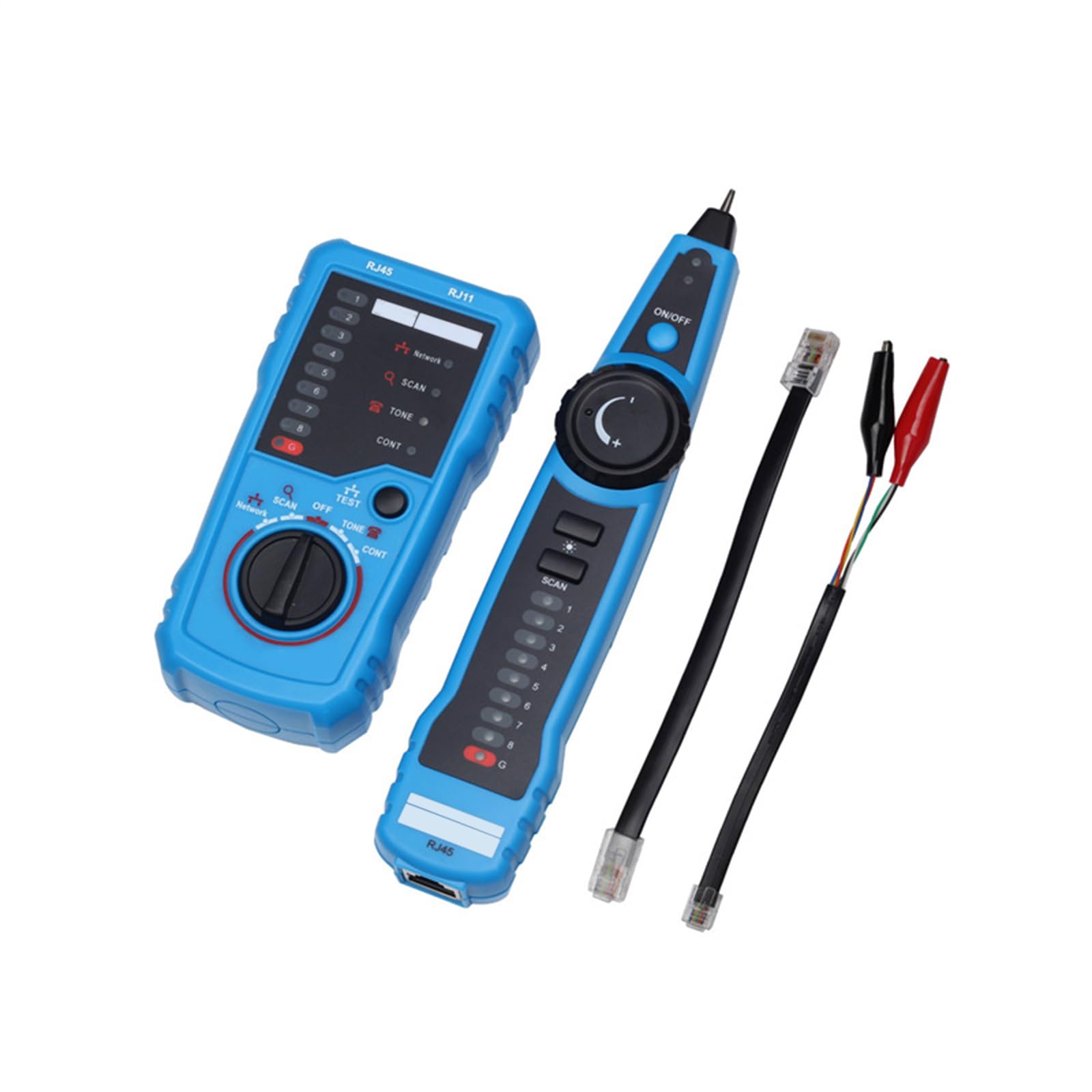 Professional Cable Tracers Internet Line Detectors With Live Cable Trackings & Breakpoints Identification For RJ11 RJ45 Lines Telephone Line Tester With Breakpoints Detection