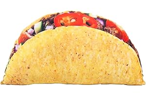 Taco Shaped Throw Pillow 23"