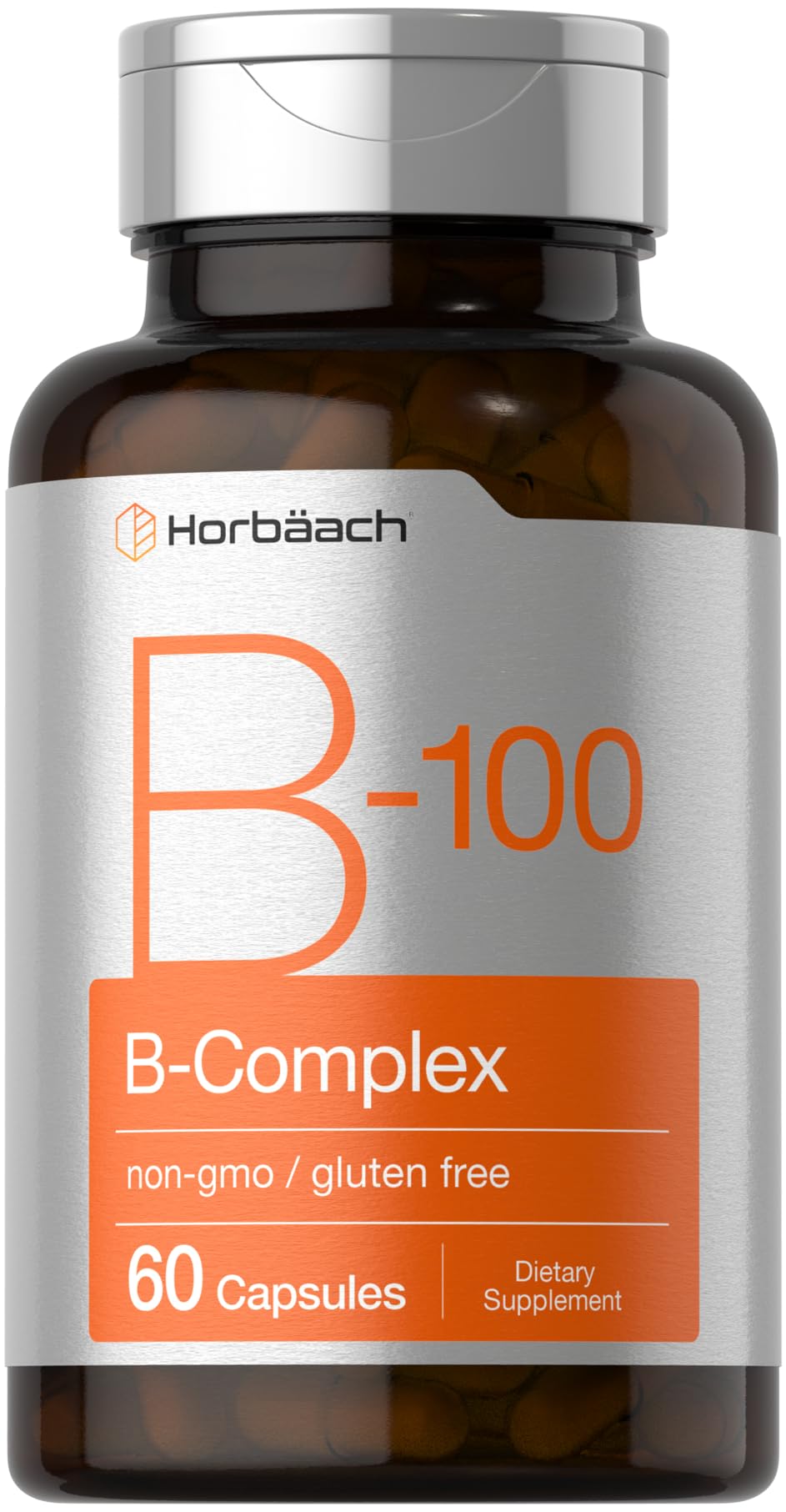Horbaach Vitamin B-100 Complex | 60 Capsules