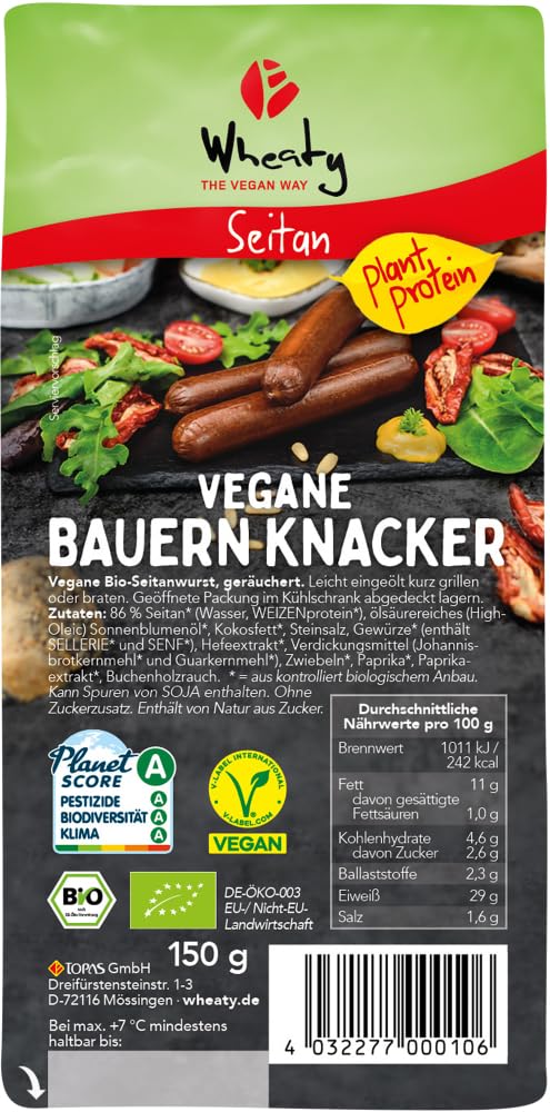Vegane Bauern Knacker 12 x 150 g