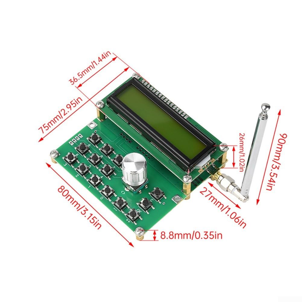ADF4351 Modulo generatore di segnale RF 35MHz-4400MHz Sorgente di frequenza con uscita tipo C