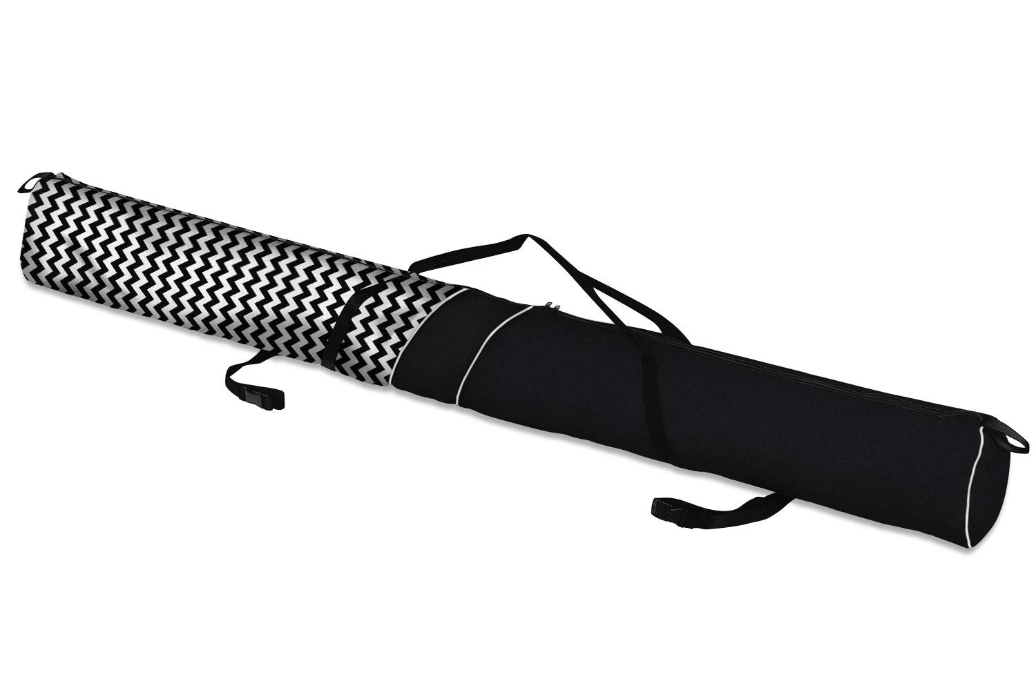 Ferocity Ensemble Sac de Transport et Chaussures de Ski avec Compartiment pour Bâtons, Casque, Poche Filet Amovible Zig Zag [053]