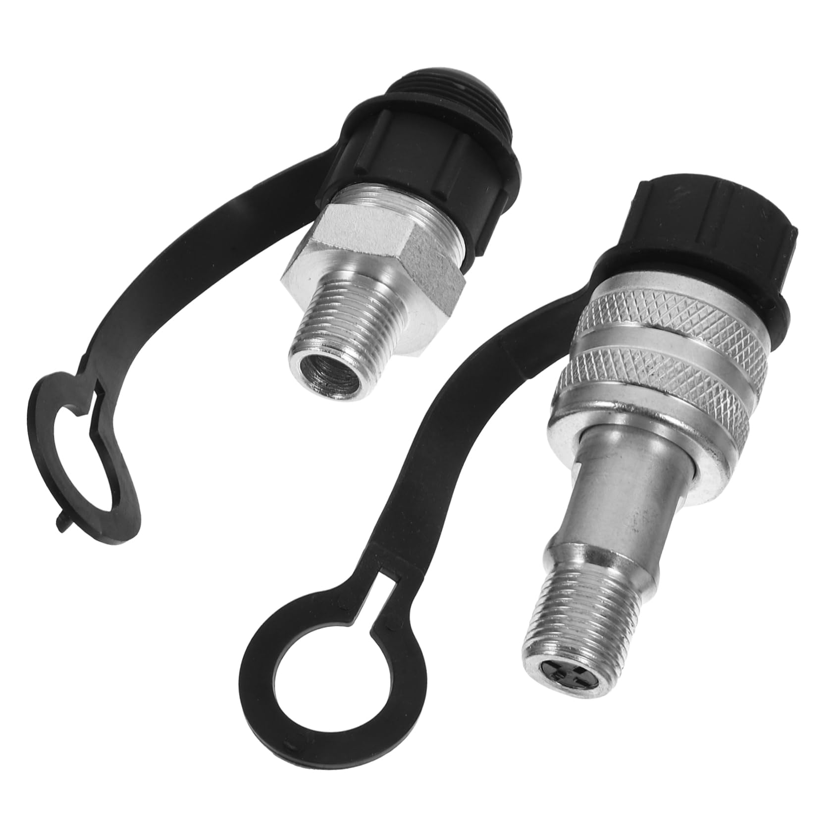 Raccords hydrauliques rapides étanches et durables avec bouchons de protection