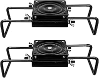 CLLOMAGY Clamp-On Boat Seat Swivel Base Mount for Jon Boats, Kayaks, Bass Boats - Adjustable 7.5-18", Rust-Proof Galvanized Steel