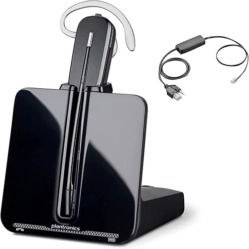 Plantronics CS540 - Paquete de auriculares inalámbricos compatibles con Cisco EHS VoIP GTW con contestador electrónico (EHS), diadema y diadema