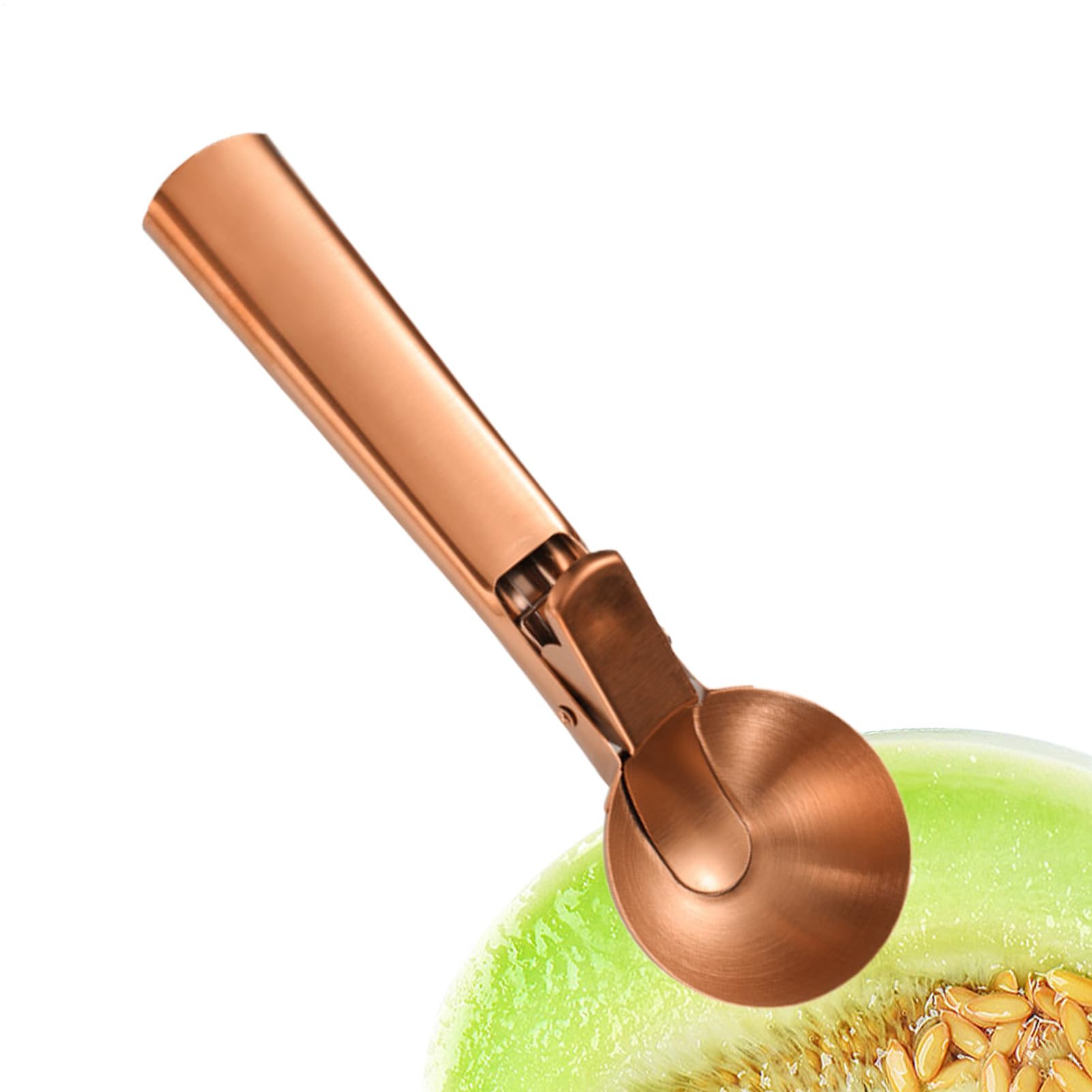 Eiscreme-Portionierer Edelstahl Mit Rutschfestem Griff Und Robuster | Portionierlöffel Für Dessert Buffet Party Küche Zuhause Teig Süßigkeiten Popcorn Wassermelone