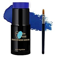 Vista 13 de Purple Eye Black Face Body Paint Stick (0.75 onzas) Pintura facial, pintura corporal y maquillaje en crema de base