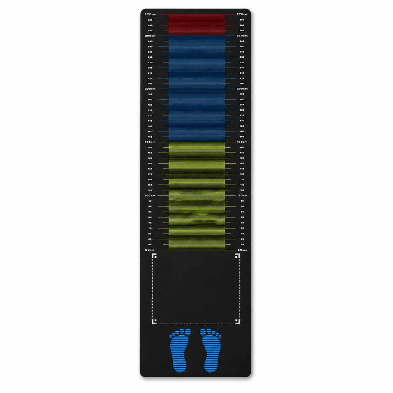Standing Long Jump Test Mat for Home and School Training, Non-Slip Indoor Floor Marker Standard Edition, 300x50cm, for Standing Long Jump, Rope Skipping, Sit-and-Reach, Plank-image-7