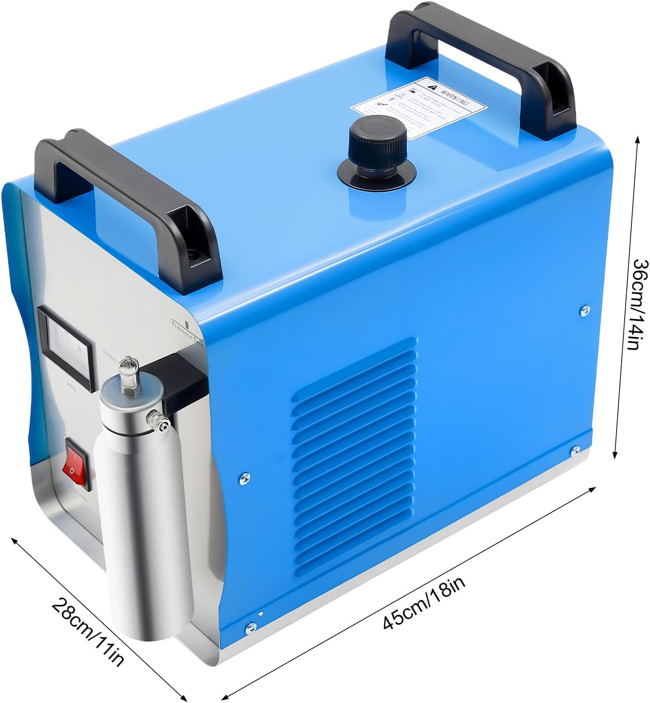 Acrylic Flame Polisher Oxy-Hydro Generator Water Welder Flame Polisher, H160 Hydrogen Oxygen Polishing Machine with Large Water Tank for Plexiglass Edge Polishing Surface Finishing (Style 2)