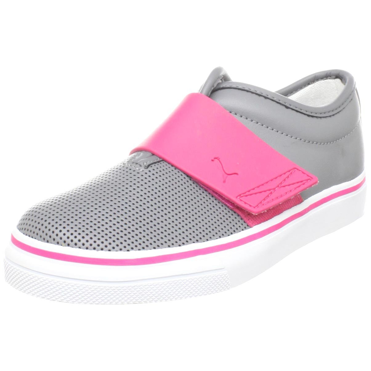 PUMA Kids' El Rey Pl II V Sneaker, Steel Grey/Beetroot Purple/White, 2.5 Little Kid