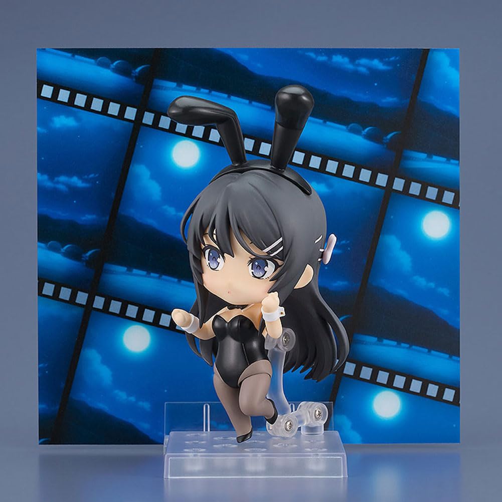 Mai-chan figurka 10 cm Mai anime króliczek dziewczyna figurka ruchoma zmieniająca twarz figurki PCW model do kolekcjonowania ozdoba prezent