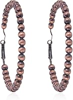 Montana West Rustic Couture Western Hoop Earrings for Women - Cowgirl Concho Turquoise Statement Jewelry