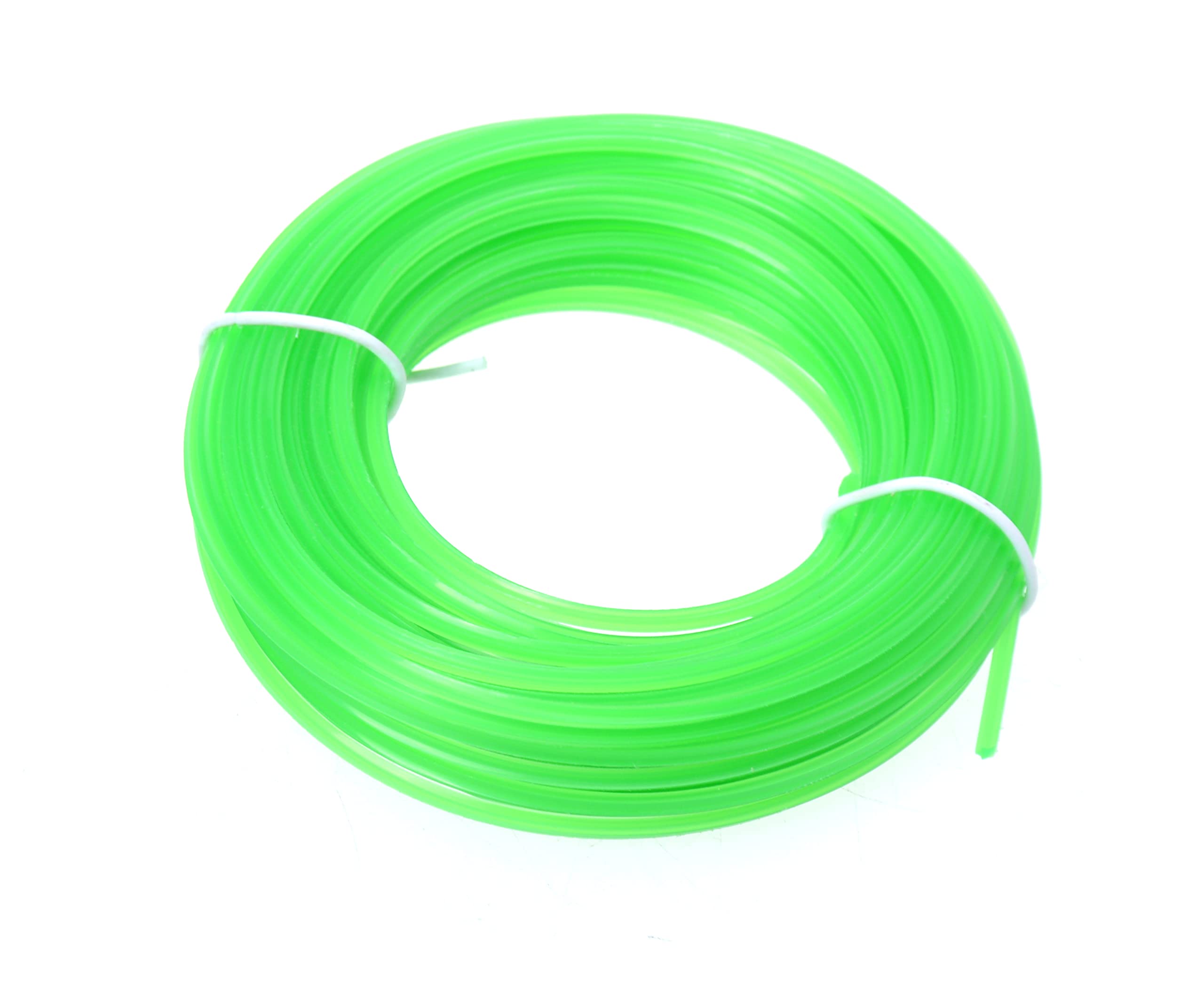 Aqbau Fil De Coupe Rond 2,0mm X 15 M Fil Pour Débroussailleuse, Nylon