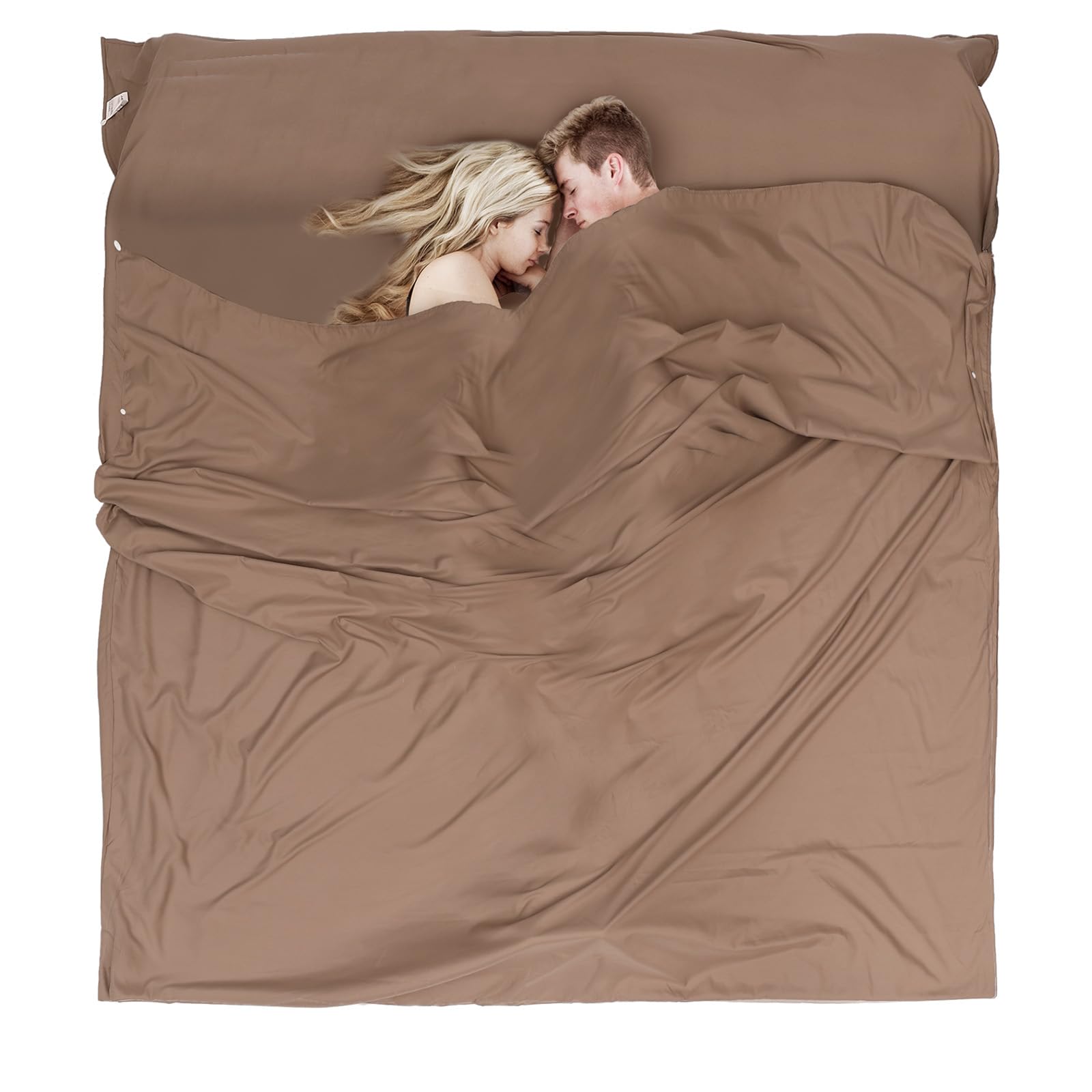 JAICOM Doublure de sac de couchage – Drap de voyage et sac de couchage pour adulte, drap de voyage léger pour camping, hôtel et auberge, extérieur