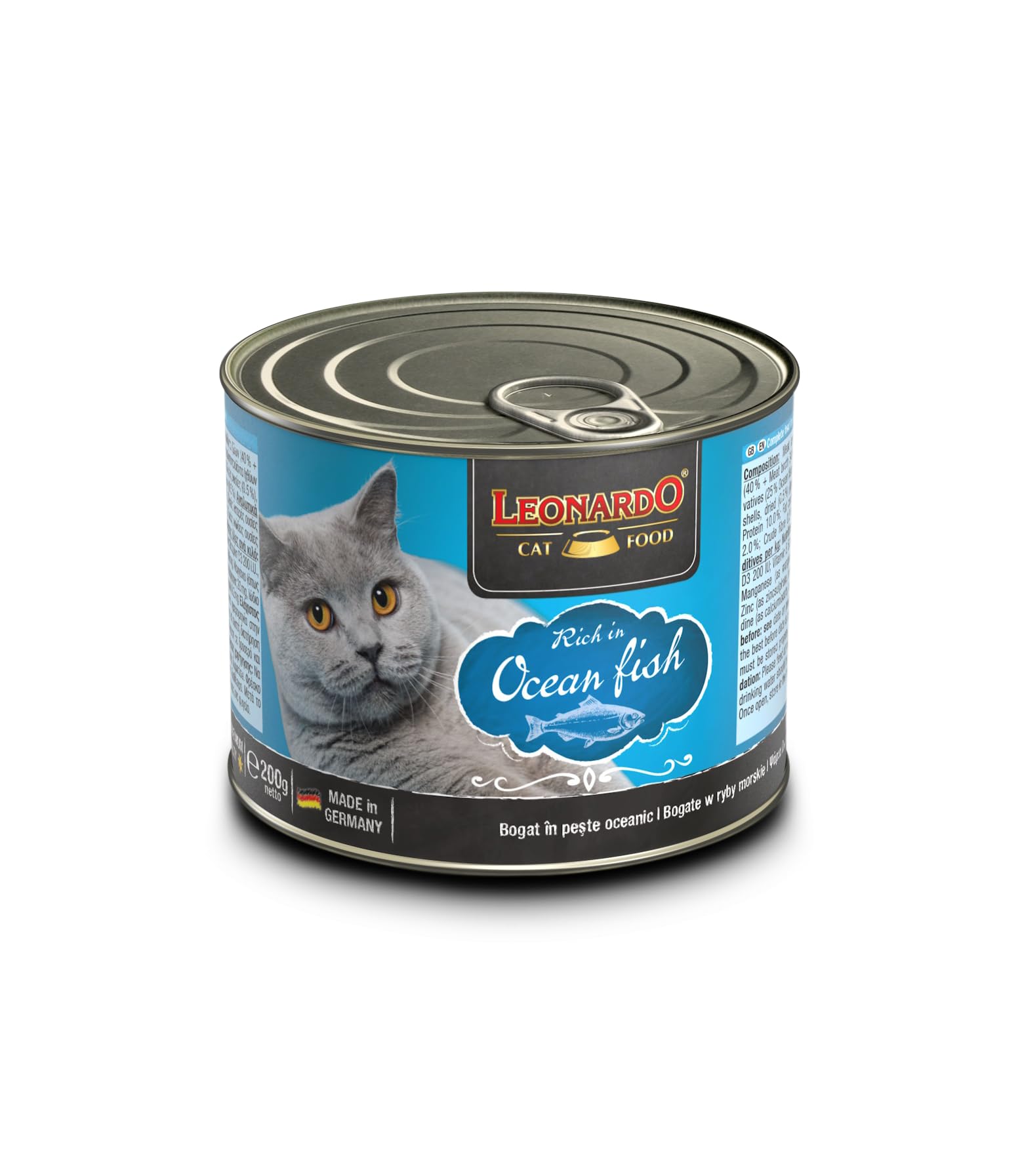 Leonardo Wet Food [6 x 200g Sea Fish] Grain Free Wet Cat