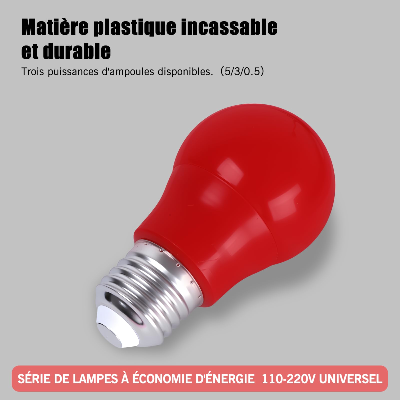 eTone Dunkelkammer SafeLight, Rote LED-Schreibtischlampe mit Clip, 360 Grad einstellbar, geeignet für Die Verarbeitung Von S/W-Film und S/W-Druckpapier (5W)