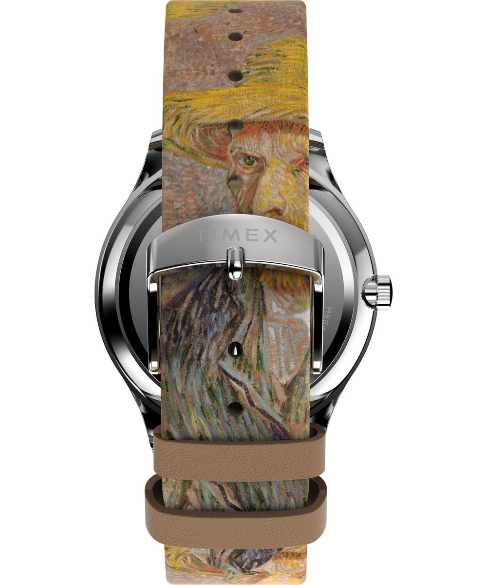 Timex Analogowy zegarek ze skórzanym paskiem The MET