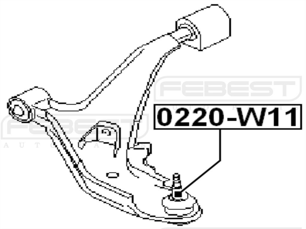 Amazon.com: 5450152Y10 - Ball Joint Front Lower Arm For Nissan  