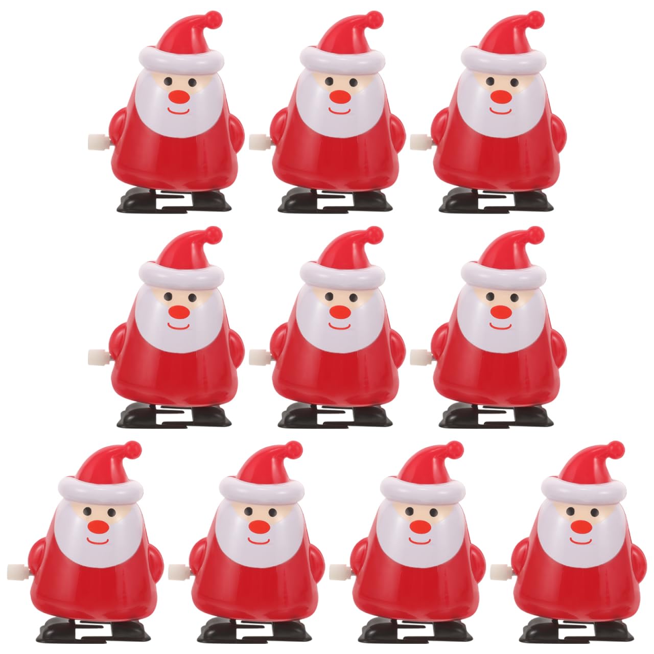 Warmhm Christmas Clockwork Wind-up Walking Toys Santa Claus Style Educational Plaything for Boys and Girls Wind-up Toys Xmas Present