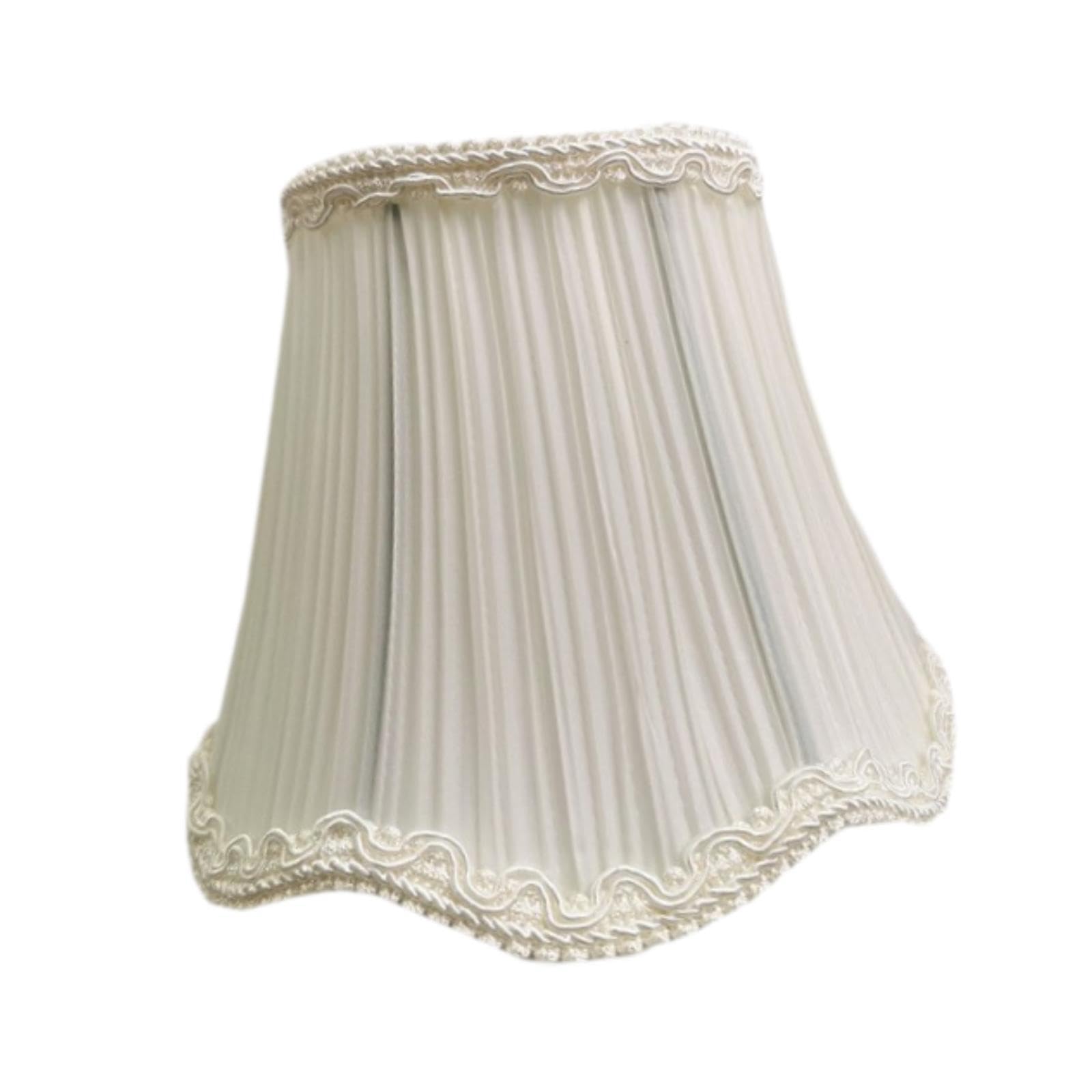 Quxvuis Pleated White Elegant Sturdy Lamp Shade Chandelier Lamp Cover Cushions Harsh Light And Enoances Artistic Expression In Home Shade Ceiling Light Fixture Cover, 13X12x8cm
