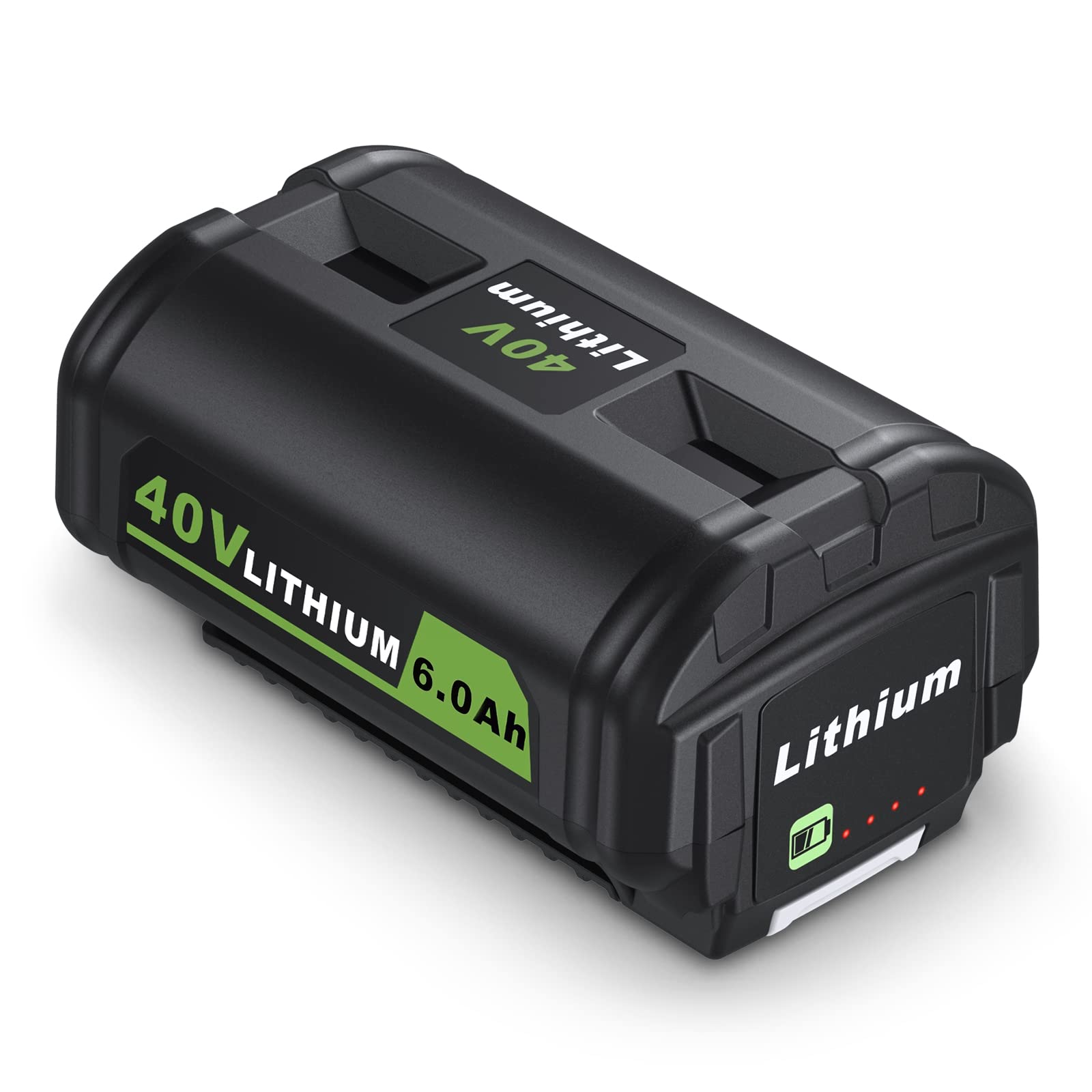 Firstpower 40V Lithium Battery 6Ah Compatible with Ryobi 40V Battery OP4026 OP40401 OP4040 6000mAh B