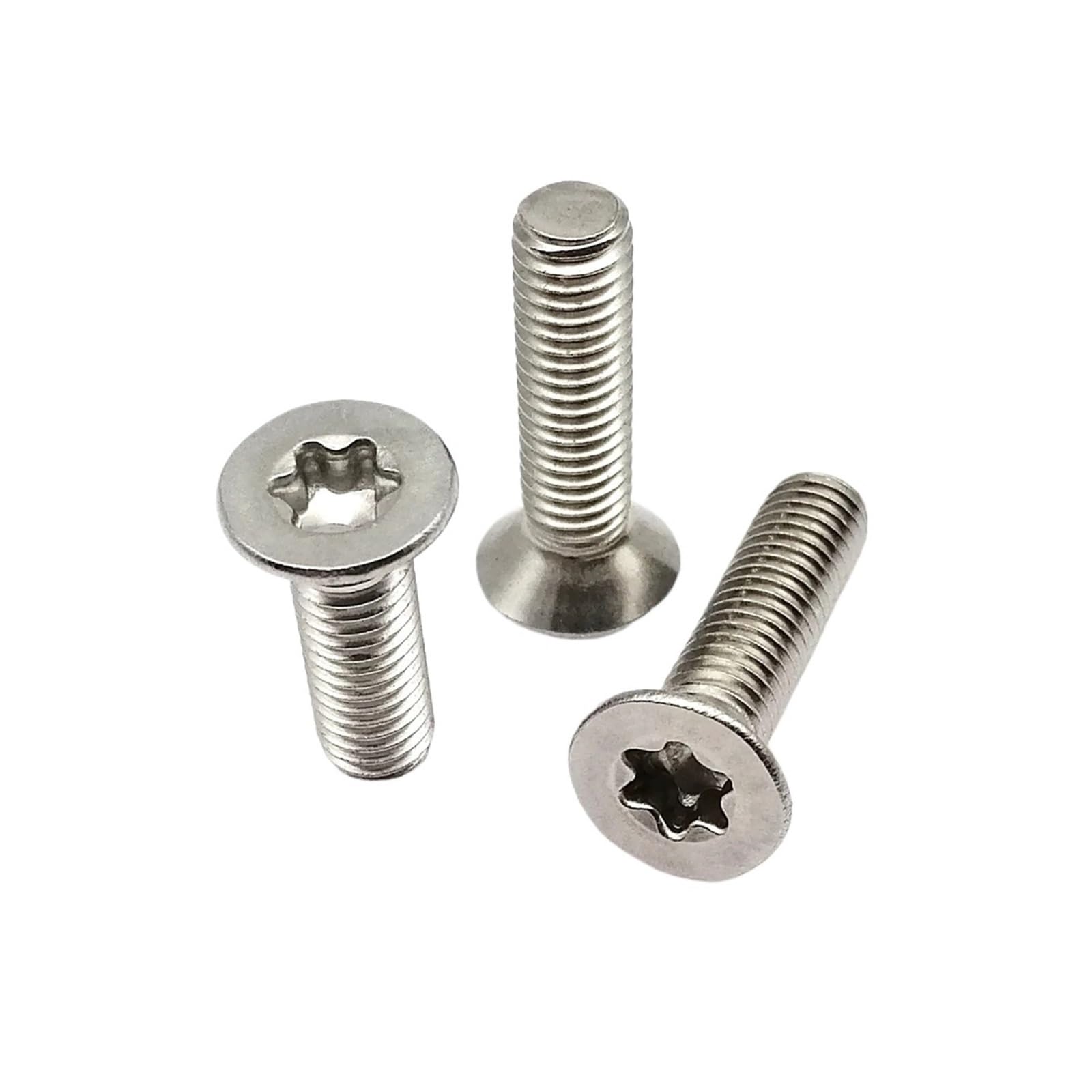 400/650/1140 * M1.6 M2 .5 M3 M4 M5 304 Torx de acero inoxidable cabeza avellanada plana tornillo tuerca juego arandelas surtido caja(Set C 1140pcs)