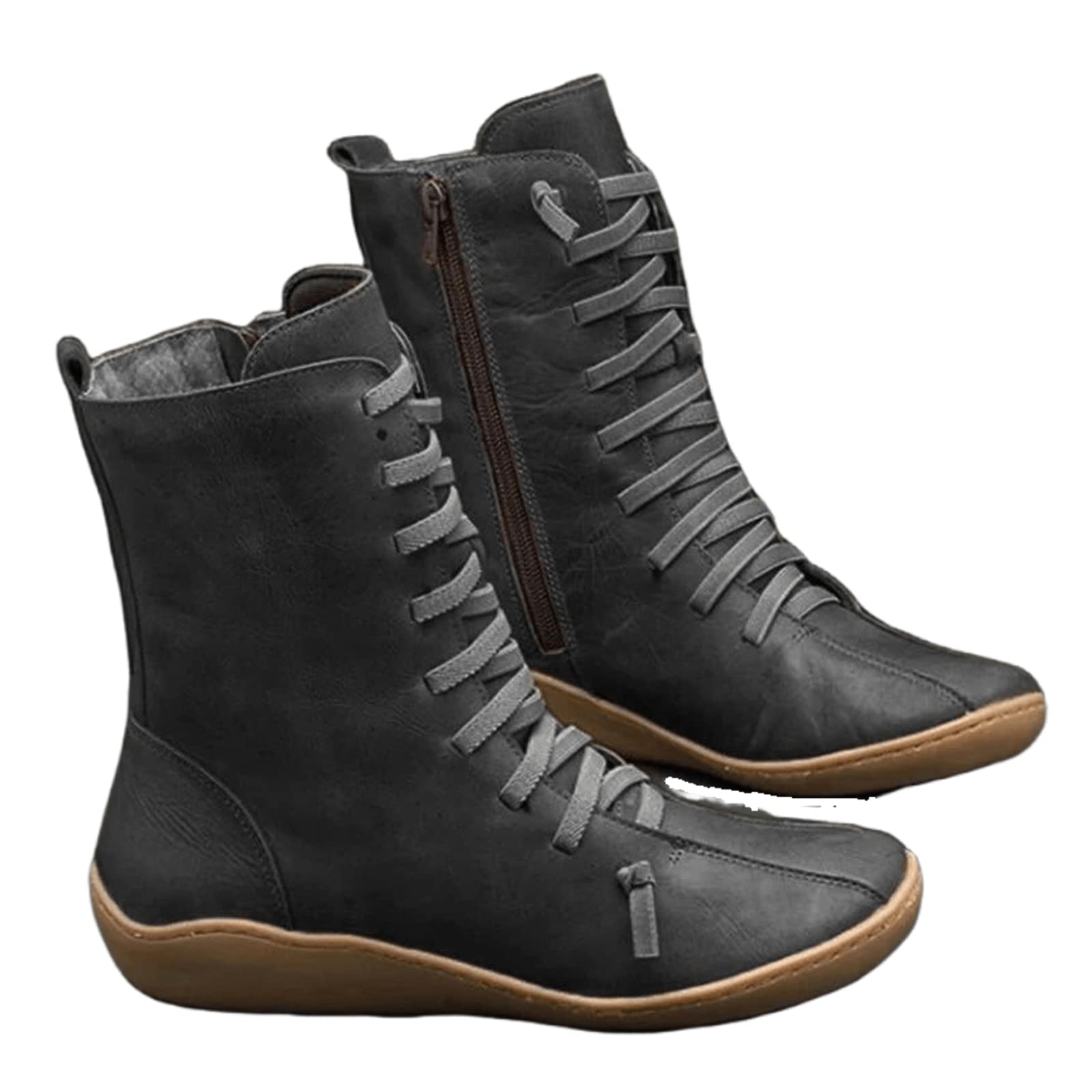 Ankle Boots For Women 2025 Fashion Slip On Elastic Fall Western Shoes Casual Cowboy Combat Short Booties Riding
