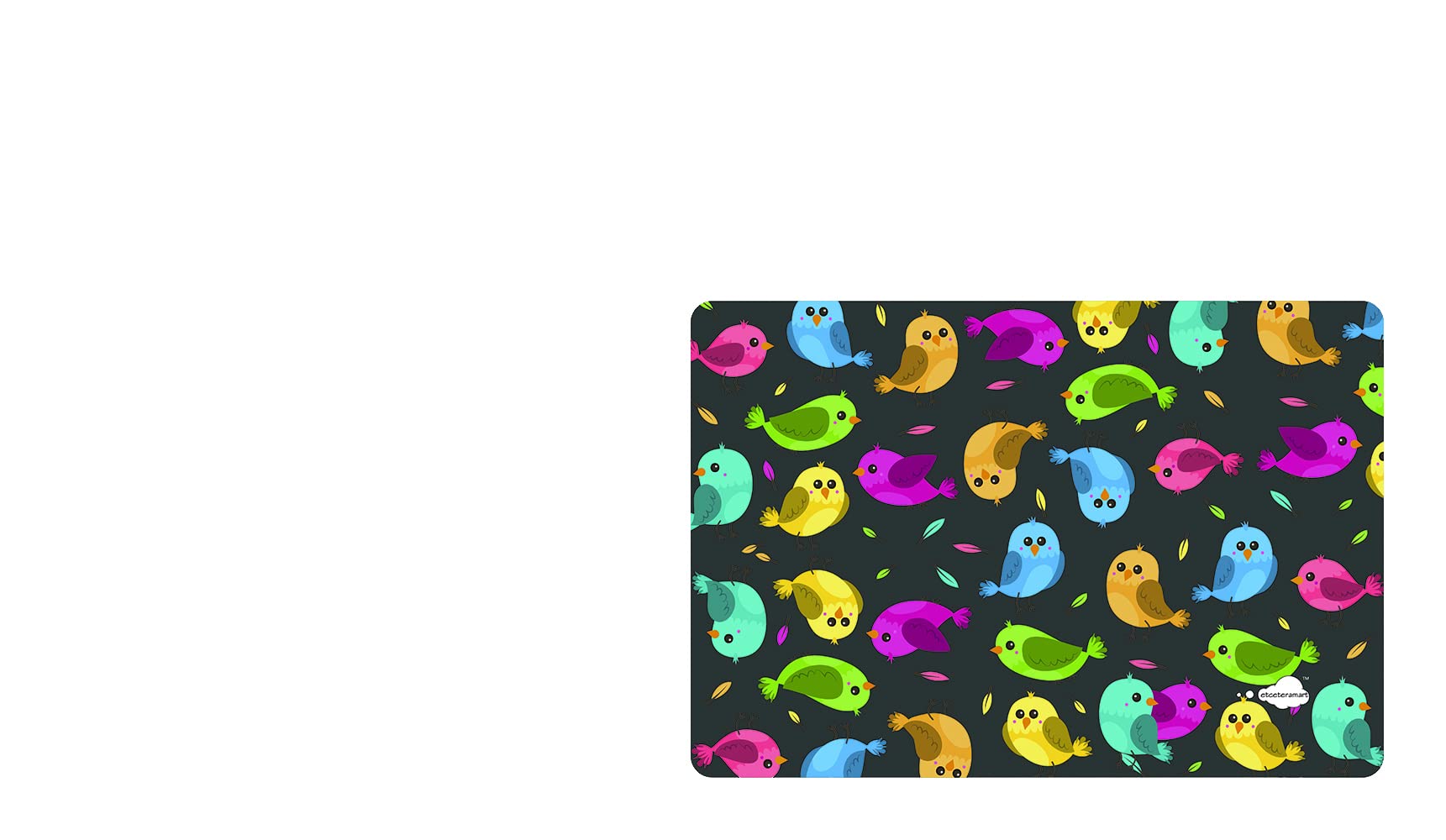 EtceteraMart | Laptop Skin - Birdie Pattern| Fits Upto 16" x 11" | Easy Application | Residue Free Removal