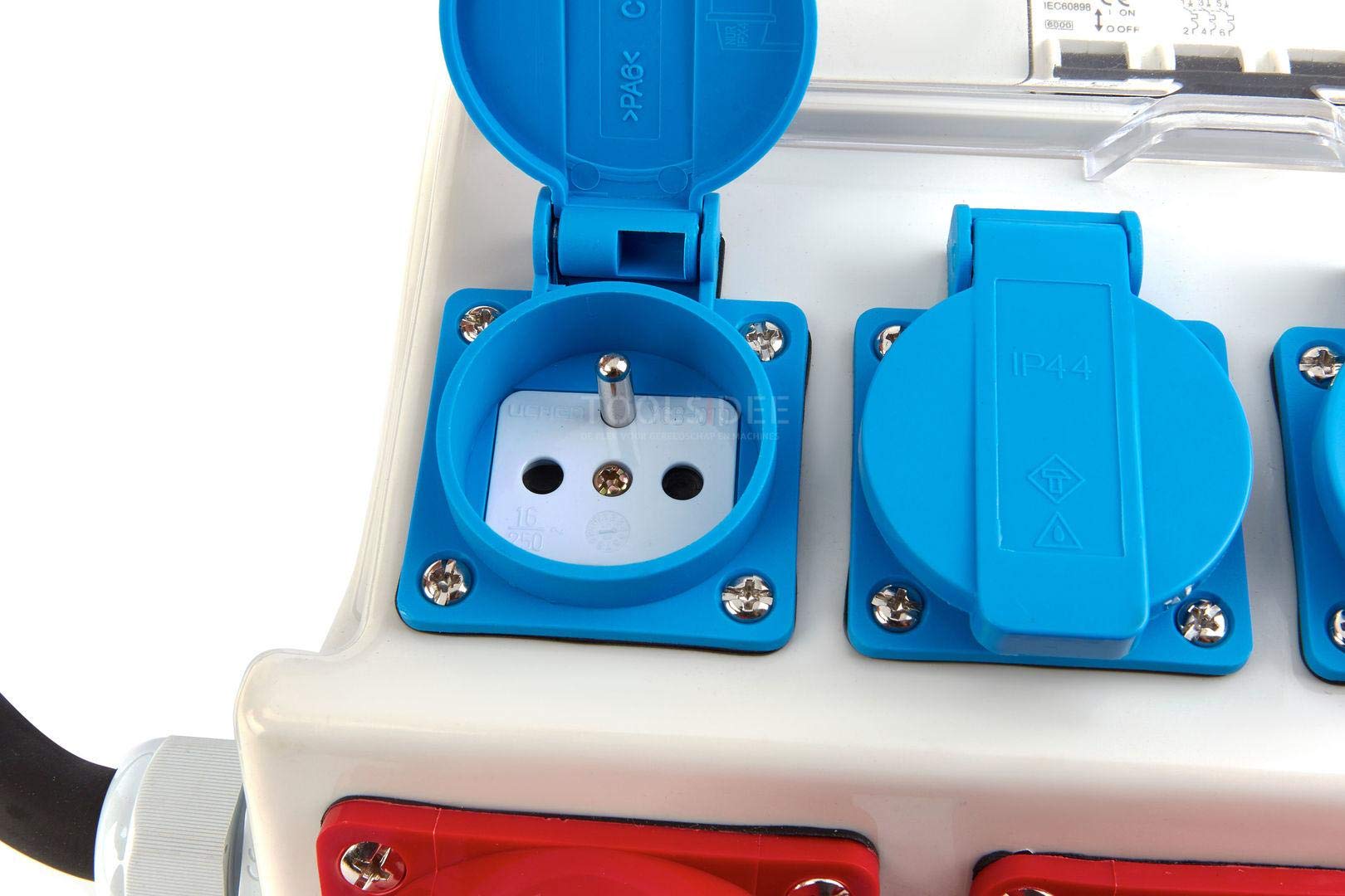 HBM Bloc de Distribution 3 x 400 Volts et 4 x 230 Volts - Pin-Terre