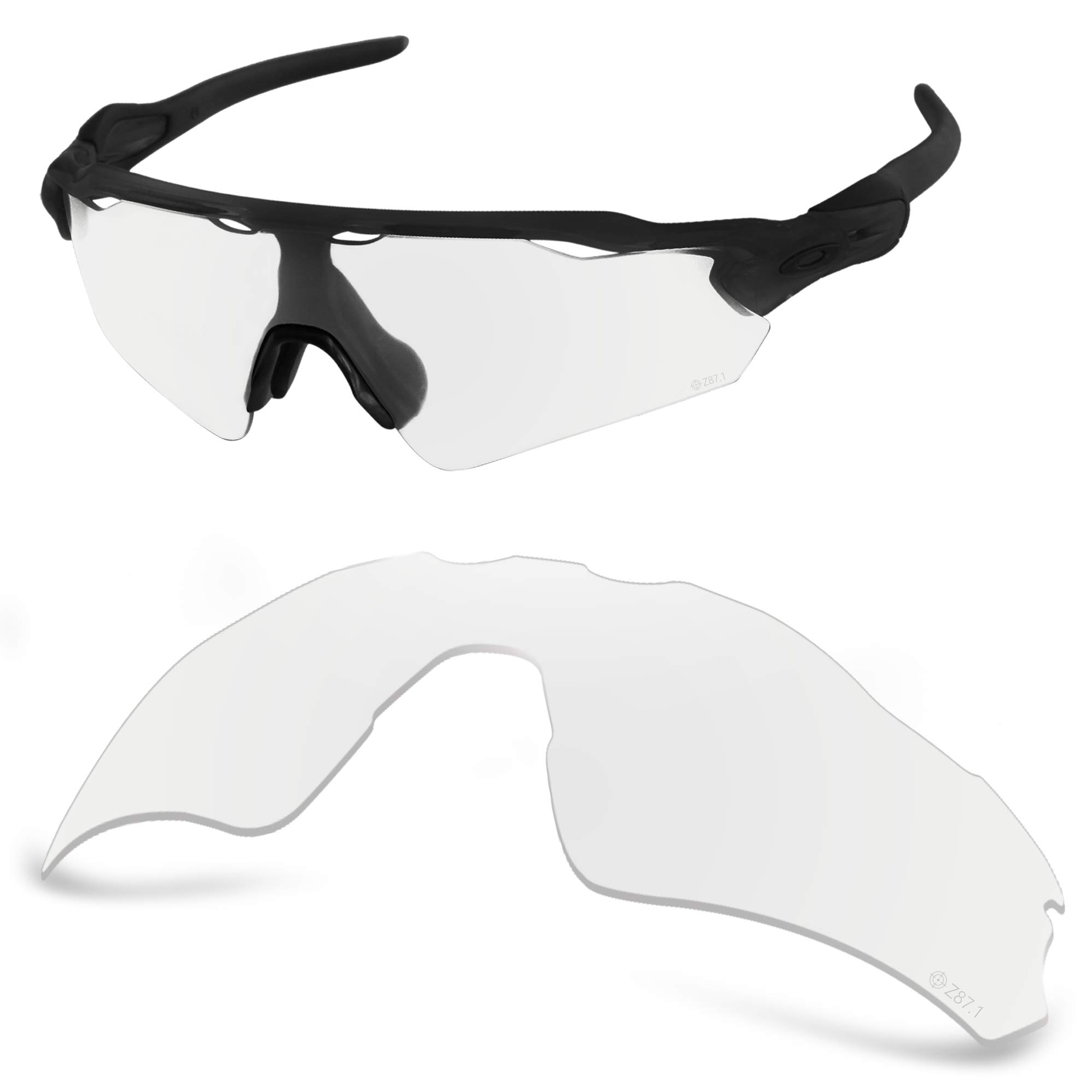 Aozan Men's Hi-Def Clear Ansi Z87.1 Replacet Lenses For Oakley Radar Ev Path Sunglasses