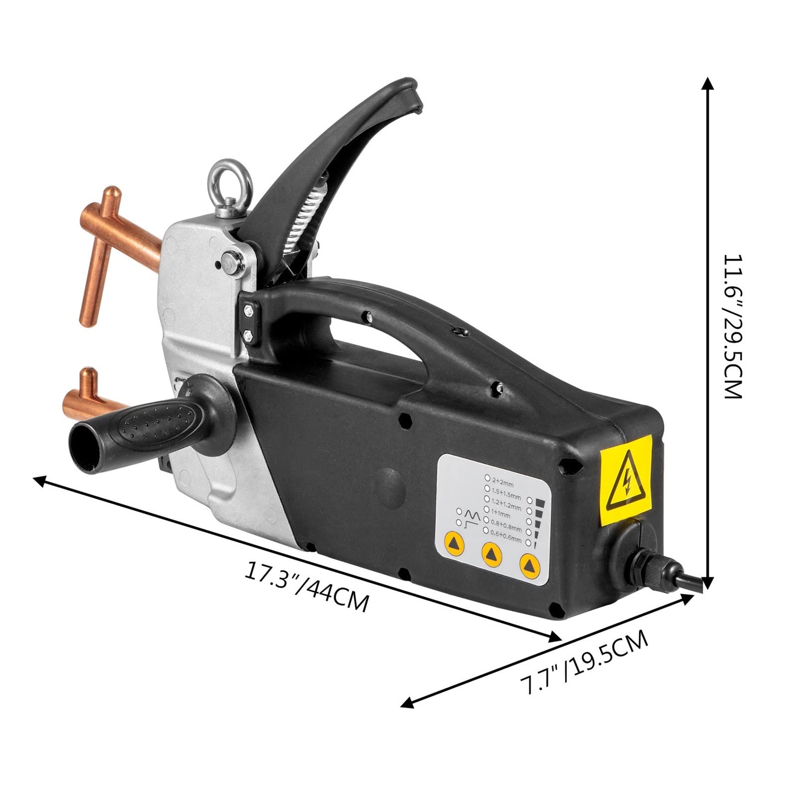 400V elektryczna zgrzewarka punktowa przenośny ręczny pistolet spawalniczy 2.0 + 2.0mm(400V)