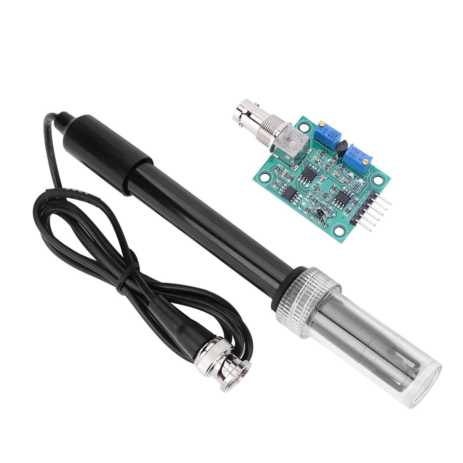Sonda Sensore pH per Monitoraggio e Controllo Industriale, Modulo di Rilevamento pH014 con Elettrodo per Acquisizione Dati in Tempo Reale