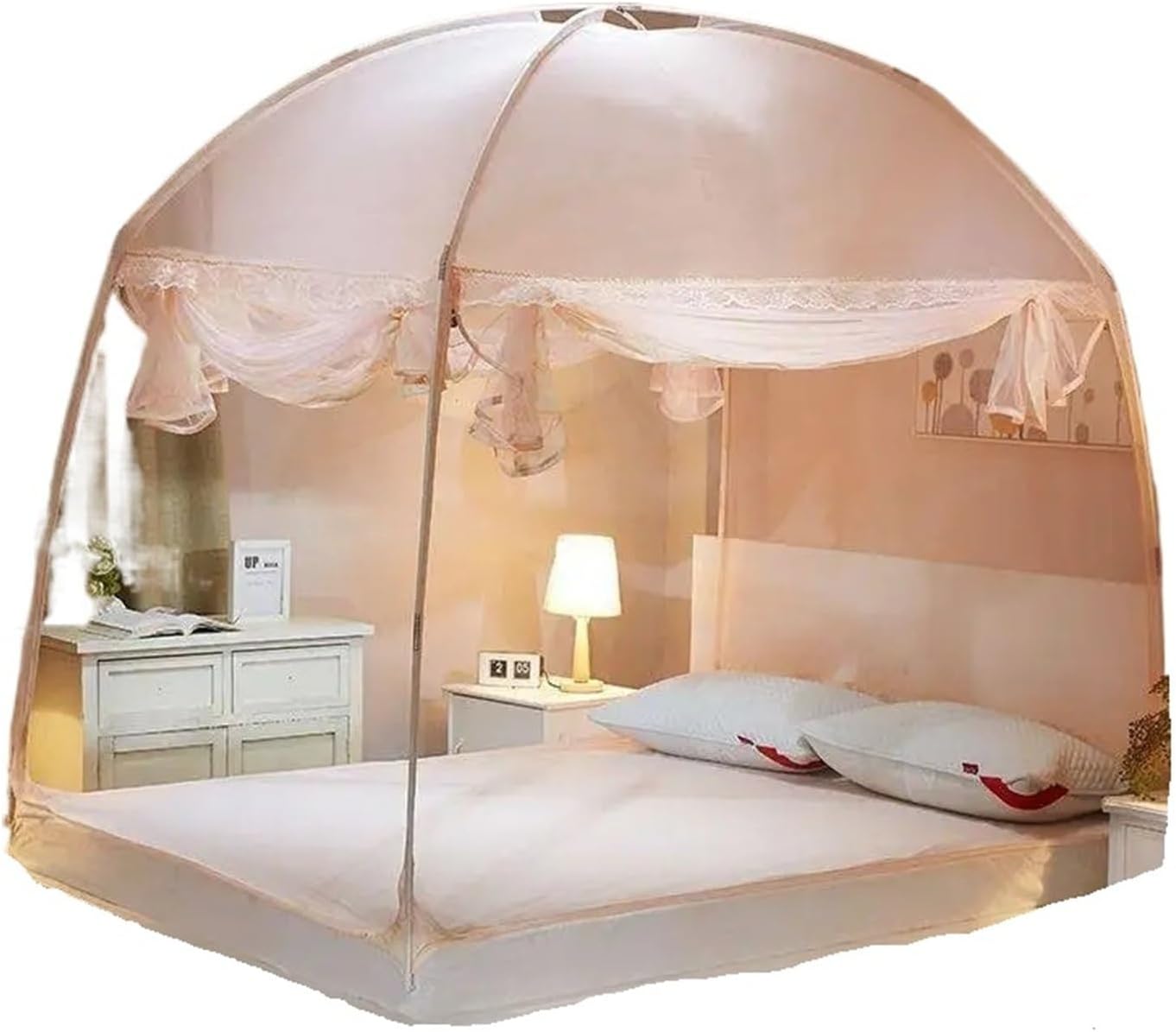 Basic SLE Mongolian Yurt Net Universal Indoor Outdoor Use Air Filtering Function Other Material(Basic Mongolian yurt1,1.0m (Two Doors))