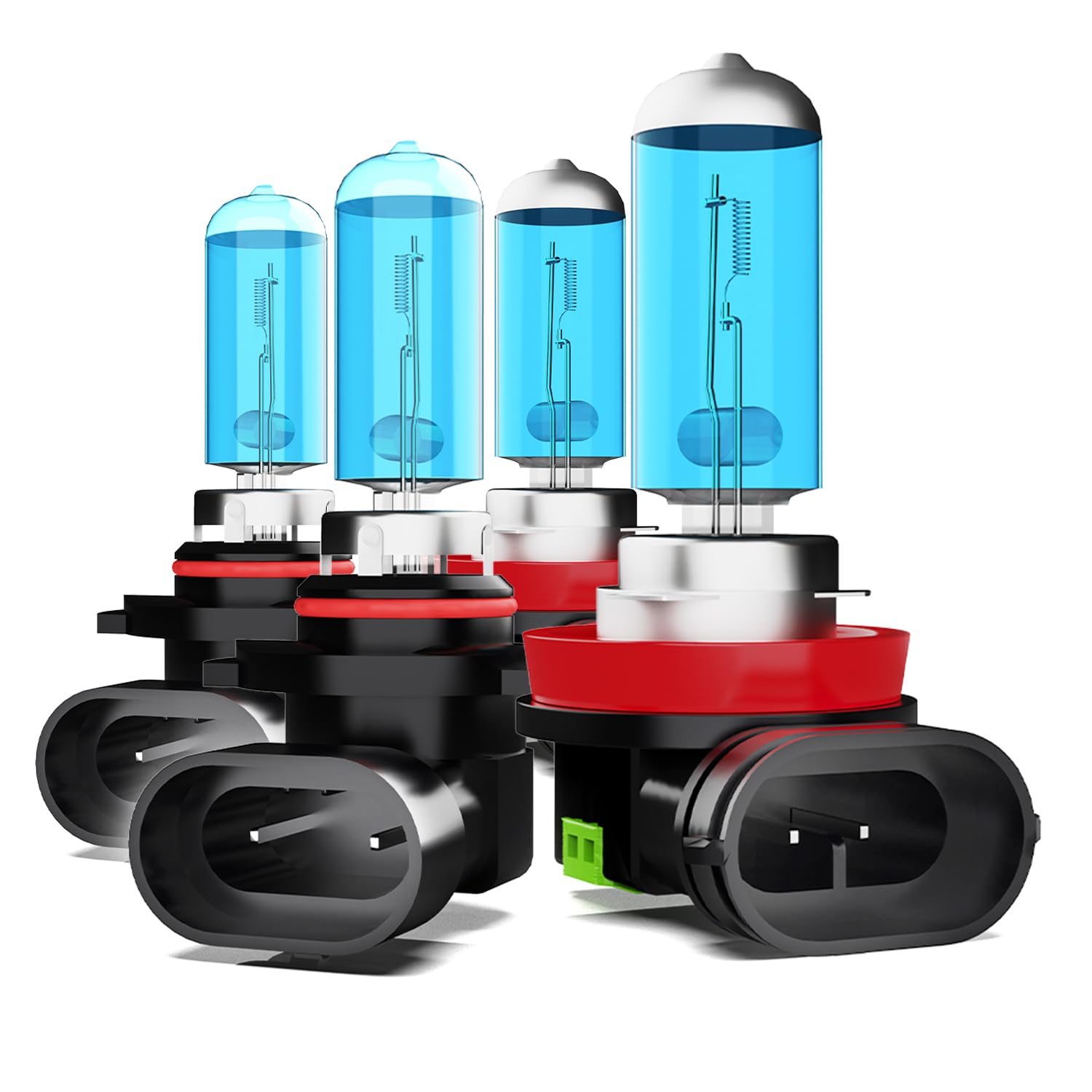 TTDBDAN Upgraded Halogen Headlight Bulbs Fit For Toyota Venza 2009-2016,9005/H10/HB3 High Beam H11/H8/H9 Low Beam High Performance Headlights,6000K